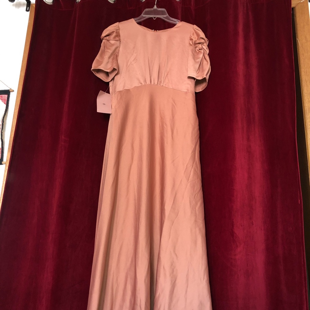 NWT BHLDN bridesmaid/wedding guest dress peach sz8